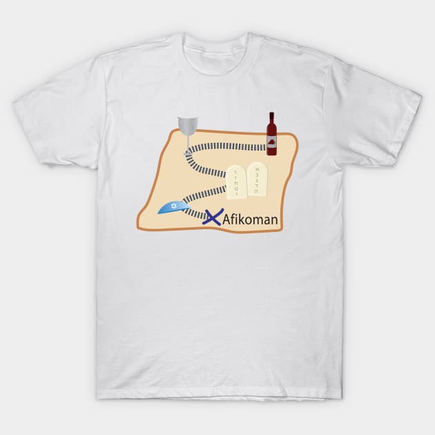 Passover Treasure map T-Shirt by sigdesign